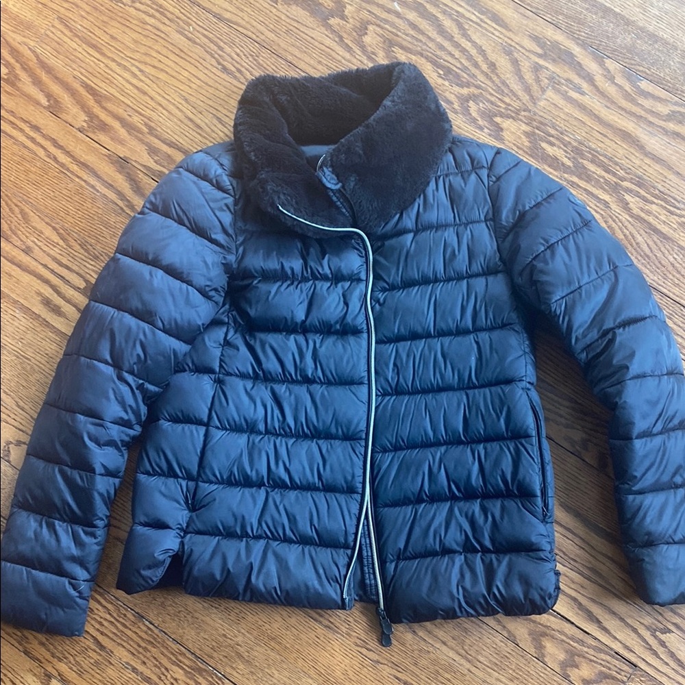 SAVE THE DUCK Black Puffer Jacket